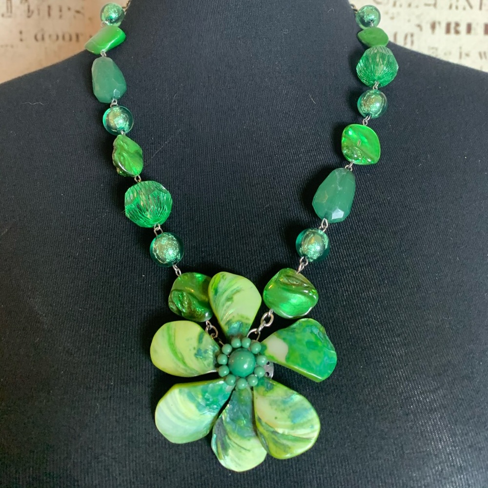 Vintage Statement Necklace Adjustable - image 1